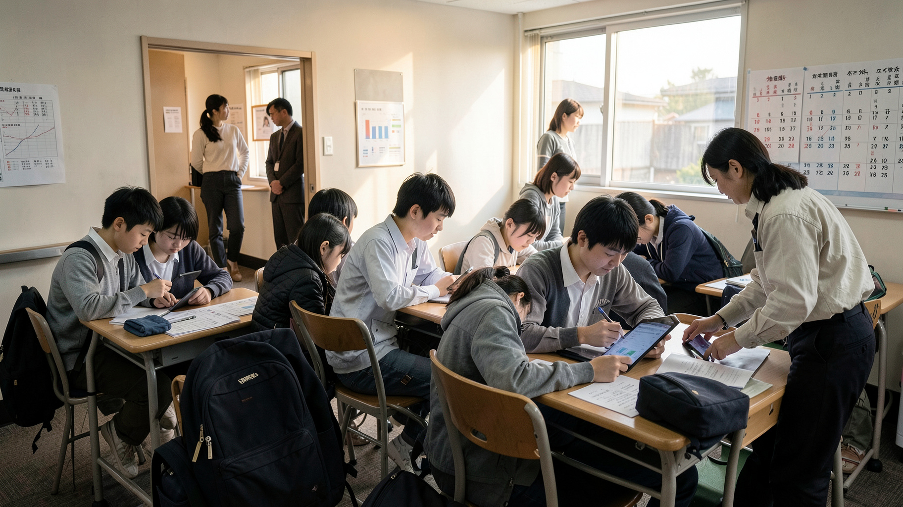 少子化時代の学習塾経営を変える第三の指導モデル、AI教材50教場導入の意味